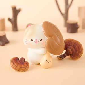 Figurines en résine Meow Health Center Blind Box, 8 pièces avec édition cachée, décoration de bureau, cadeau pour la maison et la voiture - Product Image 4