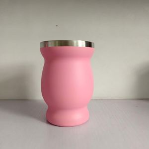 <b>Small</b> Curved Waist Stainless Steel Mug 8oz Portable Gift Packaging Tumbler - Product Image 5