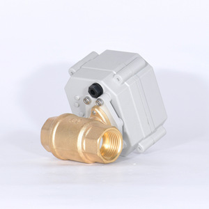 Vanne à boisseau sphérique électrique miniature Tonhe DN15 1.0Mpa filetée pour le contrôle de l'eau - Product Image 2