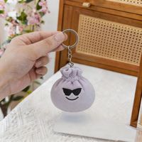 Porte-clés en peluche mini-boulettes de 4 pouces, accessoires de sac cadeau, breloques, mascotte en peluche