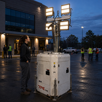 4*500W LED Diesel-Lichtturm 9m Hydraulischer Mastturm-Beleuchtung mit Kubota-Motor für Bau und Bergbau