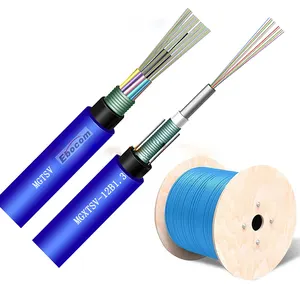 Ebocom MGTSV mining fire resistant fiber optic cable G652D 12 cores can be customized, Mining Fiber Optic Cable