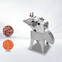 Machine à découper automatique à grande vitesse pour viande et légumes surgelés, avec moteur et roulement, en acier inoxydable de qualité alimentaire