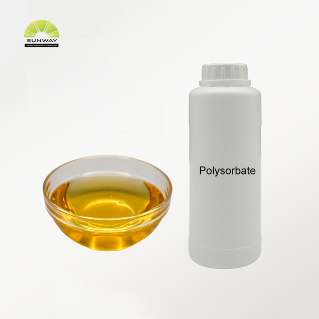 Polysorbate 80 / Tween 80 Sorbitan Monolaurate CAS 9005-65-6 Polysorbate-80 Tween 80 Cosmetic Grade Food Grade