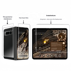 Film de <span class=keywords><strong>protection</strong></span> d'écran pliable en hydrogel à couverture intégrale (extérieur + dos + intérieur) pour téléphone <span class=keywords><strong>portable</strong></span> Google Pixel Fold – Vente en gros - Product Image 4