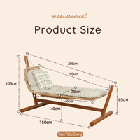 Fauteuil suspendu de jardin Meiqi, chaise suspendue intérieure et extérieure avec cadre en alliage renforcé pour jardin, patio, détente