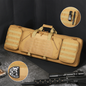 <span class=keywords><strong>Sac</strong></span> à double arme tactique de 32 pouces, 36 pouces, 42 pouces, 48 pouces, 52 pouces avec fermeture éclair verrouillable, chasse en plein air, Molle, tir, <span class=keywords><strong>sac</strong></span> de transport pour fusil long, <span class=keywords><strong>sac</strong></span> à bandoulière - Product Image 3