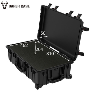 DPC138-3 Ip67 <strong>Hard</strong> Carry <strong>case</strong> Large <strong>Shell</strong> <strong>case</strong> with Lock - Product Image 2