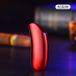 Étui pour briquet à <span class=keywords><strong>gaz</strong></span> en acier en forme de banane avec carburant au butane, design moderne et minimaliste pour briquets et cadeaux d'affaires - Product Image 5