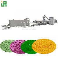 Extrudeuse à double vis en acier inoxydable pour la production de riz artificiel fortifié, ligne de production de riz artificiel, machine à couscous nutritif