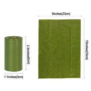 Sacs à déjections canines écologiques, imperméables, biodégradables et compostables, 2 rouleaux avec distributeur en capsule - Product Image 6