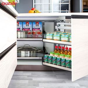 Bandeja de columpio extraíble para cocina, cesta esquinera mágica para armario, venta al por mayor, <span class=keywords><strong>2021</strong></span> - Product Image 2