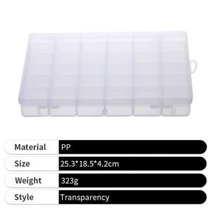 Clear Plastic Compartment <b>Box</b> Custom Printed <b>Large</b> Transparent Organizer <b>Box</b> with Logo - Product Image 4
