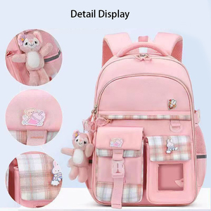 2024 à la mode dessin animé poupée designer logo personnalisé adolescent <span class=keywords><strong>cartable</strong></span> livre sacs décontracté sacs d'école femmes sac à dos pour collège fille - Product Image 4