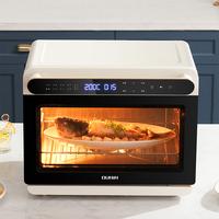 Four de friteuses d'air de grande puissance de feu sans huile de conception d'apparence simple intelligente à écran tactile avec plaque de cuisson frite