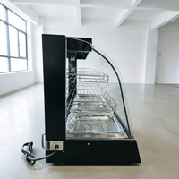 Vitrine chauffante électrique pour aliments chauds avec une capacité de 50 L, contrôle de la température de 60 à 80 °C pour les chaînes de restauration rapide