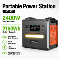 Station d'alimentation portable LiFePO4 série Q 2400W 2160Wh pour le camping