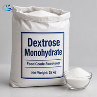 Dextrose monohydraté de qualité alimentaire, édulcorant, poudre cristalline blanche pour la pâtisserie, les boissons et la confiserie