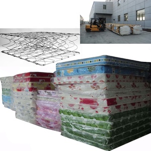 Colchón <span class=keywords><strong>de</strong></span> muelles precio barato <span class=keywords><strong>de</strong></span> África y América, venta al por mayor, queen king, compresa plana en paleta - Product Image 1