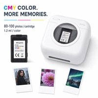 Imprimante photo portable couleur à jet d'encre de 2 pouces AIYIN C2, imprimante mini Bluetooth pour smartphone, vente en gros OEM ODM