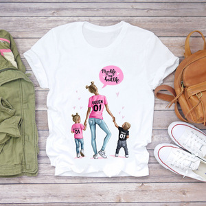 T-<span class=keywords><strong>shirt</strong></span> <span class=keywords><strong>personnalisé</strong></span> de loisirs à motif dessin animé pour femme, hauts de mode streetwear vintage, t-<span class=keywords><strong>shirt</strong></span> imprimé graphique pour <span class=keywords><strong>couple</strong></span>, t-<span class=keywords><strong>shirt</strong></span> court - Product Image 4