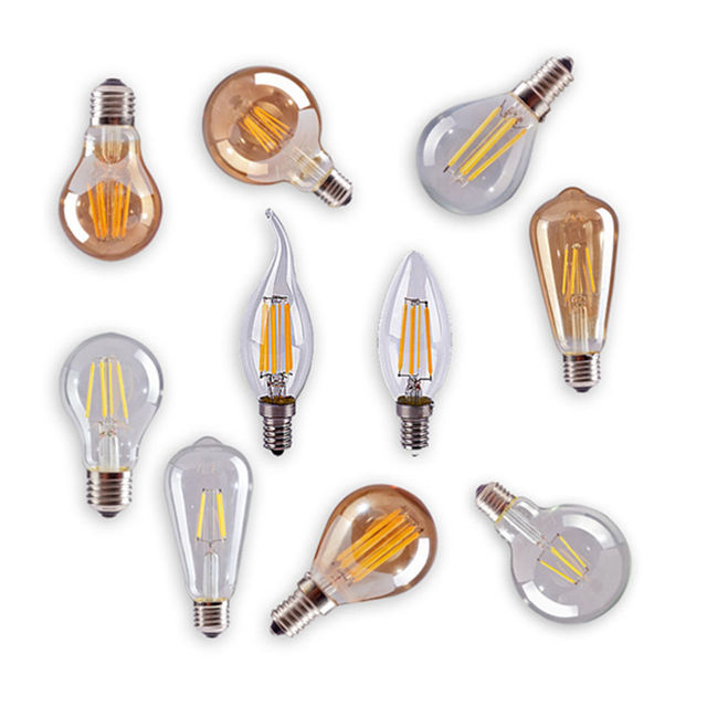 Wholesale 12V 24V 36V 48V DC Dimmable Filament Led Bulb 2W 4W 6W 8W Antique Retro Vintage LED Edison Light Bulb