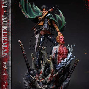 Action Figure GK LC di <span class=keywords><strong>Levi</strong></span> Ackerman, il Soldato Più Forte, Ispirata all'<span class=keywords><strong>Anime</strong></span> Tedesco - Product Image 1