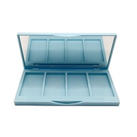 Boîtier vide rectangulaire de haute qualité pour surligneur et bronzer 4 couleurs, emballage OEM pour palette de 4 fards à joues et poudres de contour, marque privée