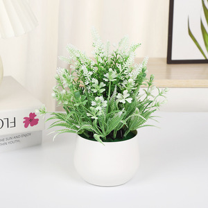 Plantas Artificiales de Yiwu Datuo Florist, Material PP, 22 Pulgadas de Altura, Decoración Interior, Bonsái de Eucalipto - Product Image 4