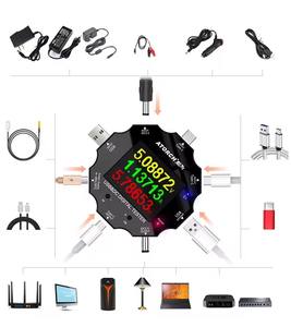เครื่องวัดความจุแบตเตอรี่ ATORCH UD18 แบบชาร์จเร็ว Type-C พร้อมหน้าจอแสดงผล <span class=keywords><strong>USB</strong></span> <span class=keywords><strong>3.0</strong></span> ดิจิตอล วัดแรงดันไฟฟ้ากระแสตรงในรถยนต์ วัดกระแสไฟฟ้า วัดพลังงาน ตรวจสอบแรงดันไฟฟ้าคงที่ - Product Image 2