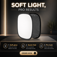 Pour NS 660 Nylon pliable pour diffuseur pour panneau lumineux LED 660 Studio pop-up