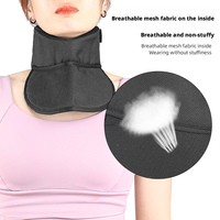 Collier de protection pour le cou avec protège-bouche, équipement de protection pour le hockey sur glace, résistant aux coupures, confortable à porter, protection du cou pour le hockey, logo personnalisé