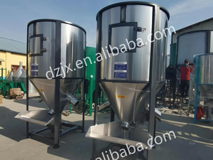 Dzjx 500 kg nhựa 2 trong 1 lớn dọc hỗn hợp bột Thùng trộn Máy xay sinh tố với bột màu khô nhiệt thiết bị trộn - Product Image 6