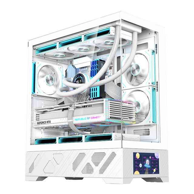 Factory Direct Millennium Sub-Screen Version ATX Desktop Atx Pc case Sea View Room Water-Cooled for Game Internet Cafe Mid Tower