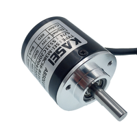 Encodeur Rotatif Absolu Monocycle 12 Bits Économique, Arbre Solide 6mm, Magnétique, Sortie SSI RS485 Modbus RTU