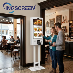 INGSCREEN - Quiosco de Autoservicio para Restaurantes de Comida Rápida, Pantalla Táctil, Señalización Digital, Terminal de Pago para Cafeterías y Cantinas - Product Image 1