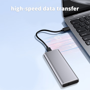 USB-C 10Gbps Công cụ-miễn phí <span class=keywords><strong>M2</strong></span> trường hợp đối với NVMe SSD nhôm bao vây B + M Key tương thích 2230 2242 2260 2280-sata giao diện loại HDD - Product Image 2