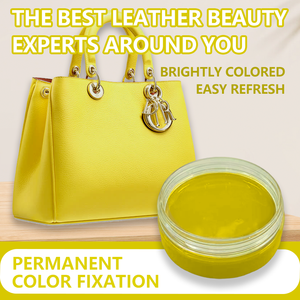 Профессиональный набор для восстановления цвета кожи (50 мл), лимонно-желтый, стойкий, более 50 дизайнерских оттенков, ремонт царапин и выцветания - Product Image 2