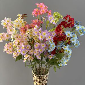 ช่อดอกไม้ประดิษฐ์จากผ้าไหม ทนทาน ใช้ตกแต่งงานแต่งงานและบ้าน - Product Image 2