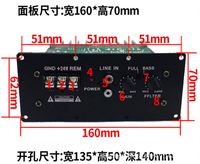 Noyau de subwoofer 8-12 pouces 24V carte amplificateur haute puissance 150W tonalité pure Bass Tube voiture carte mère noyau de canon