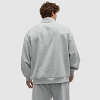 Ensemble de survêtements pour hommes avec logo personnalisé, sweat-shirt à fermeture éclair en polaire, ensemble deux pièces, sweat-shirt à capuche
