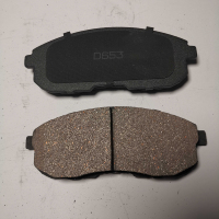 Kit bantalan rem logam & keramik set OEM D347 D545 E80Y-2200-A untuk Thunderbird 87-88 / Taurus SHO 89-92 / Continental 88-92
