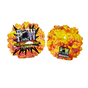 Bolsa de Mylar con Corte Irregular Personalizado, Diseño de Esquinas Redondeadas, 3.5g, a Prueba de Olores, con Cierre Hermético, Embalaje al por Mayor - Product Image 1