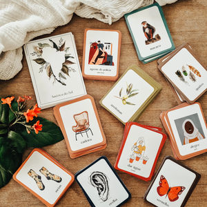 بطاقات فلاش كروت إسبانية لتعليم اللغة الإسبانية للأطفال - Product Image 1