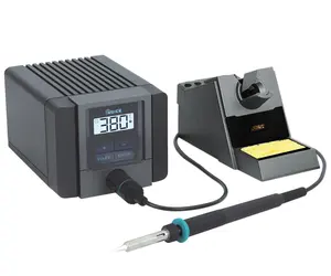 Solder terbaik, besi solder TS1100, stasiun solder terkendali suhu digital dengan perlindungan ESD