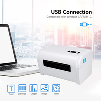 Imprimante d'étiquettes d'autocollants thermiques de bureau de 110mm pour produit en stock d'expédition express