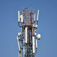 长寿命20m 30m镀锌钢4腿自支撑通信塔蜂窝网络基站移动通信塔