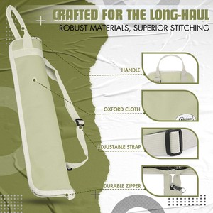 Muestra Gratuita de Bolsa para Baquetas Meinl Percussion MSB-1 con Bolsillo Externo y Ganchos para Tom de Piso - Product Image 3