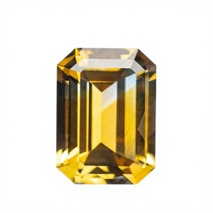 Diamant jaune fantaisie taille émeraude synthétique pour la fabrication de bijoux JURA JEWELS D005 Certifié IGI - Product Image 2