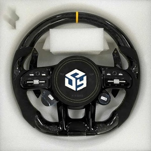 Volante <span class=keywords><strong>OLED</strong></span> in Fibra di Carbonio per Mercedes Benz W206 W205 W204 W222 W223 W213 W177 W463AMG GT GLS63 GLE63 SL63 - Product Image 3